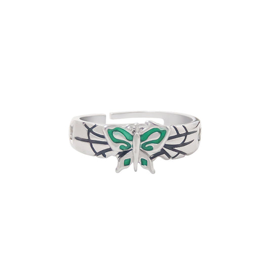Jojo Bizarre Adventure Stone Sea and Sky Strip Xu Lun Butterfly Ring COS Ring Jewelry
